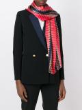 'No.9' printed scarf