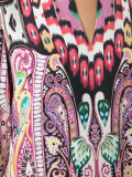 allover abstract print dress