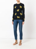leopard pattern jumper