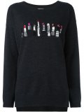 lipstick intarsia jumper