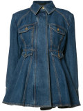 flared denim jacket