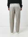 crinkle effect trousers