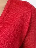 v-neck shimmer sweater