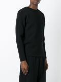 'Manual' crew neck jumper
