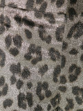 leopard print cropped trousers 