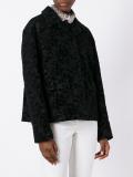 buttoned short coat