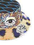 multi icon bucket hat