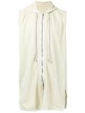 zipped hooded tank