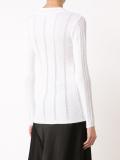V-neck knitted blouse