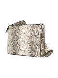 python effect embellished clutch