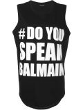 do you speak Balmain上衣