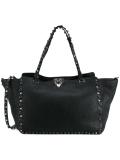 'Rockstud Rolling Noir' trapeze tote
