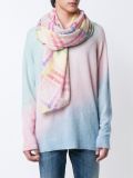 'Paisley repeat rainbow'围巾