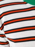 striped open back top