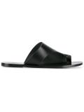 Leather 'Rosa' Flat Sandals