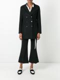 double-breasted boxy coat