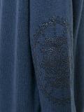 boat neck fine knit jumper