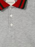 Web polo collar shirt
