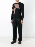 brushed intarsia jumper