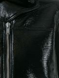 varnished military jacket 