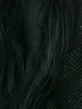 round neck knit coat