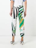 straight cropped trousers