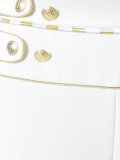 buttoned high-waisted trousers