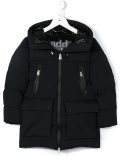 hooded padded coat