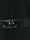 belted long dress