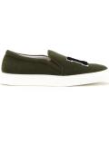 'LA' patch slip-on sneakers