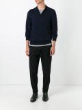 knitted polo shirt
