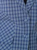 checked blazer