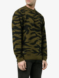 animal print jumper
