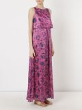 front pleated cocktail dress