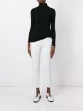 turtle neck fine knit top