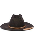 feather detailing hat
