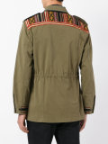 embroidered panel field jacket 