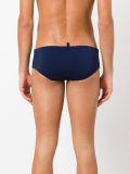 slanted logo swim briefs