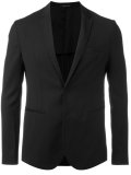 concealed button blazer