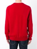 embroidered logo jumper