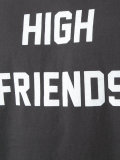 'high friends' print T-shirt