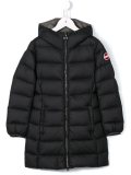 hooded padded coat