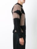 brushed intarsia jumper