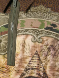 multi-print polo shirt
