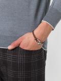 braided Gancio clasp bracelet