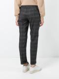 plaid tapered cropped trousers