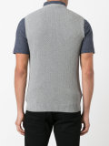 v-neck sleeveless jumper