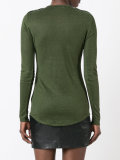 button-up knitted top