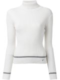 ribbed roll-neck jumper 