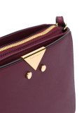 gold-tone trim cross-body bag 